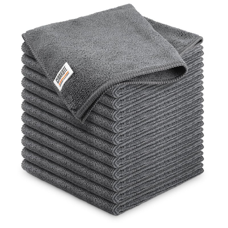 CERAKOTE Microfiber Towels 12 Pack Cleaning and Application Towels Durable Microfiber Material 300 GSM LintFree Towel Ideal for Cars Home Shop and Office Cleaning - Image 2