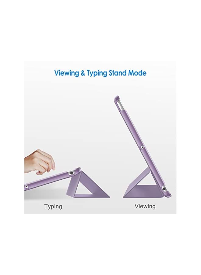 Jetech حافظة آيباد 10.2 بوصة (موديل 2021/2020/2019، الجيل 9/8/7)، غطاء تنبيه/نوم تلقائي (بنفسجي فاتح) - Image 4