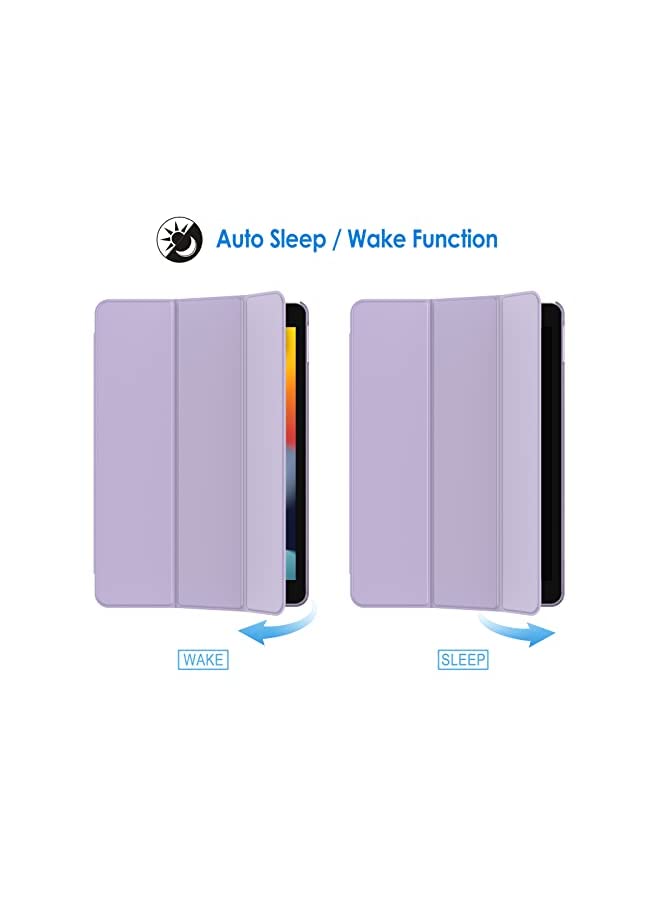 Jetech حافظة آيباد 10.2 بوصة (موديل 2021/2020/2019، الجيل 9/8/7)، غطاء تنبيه/نوم تلقائي (بنفسجي فاتح) - Image 5