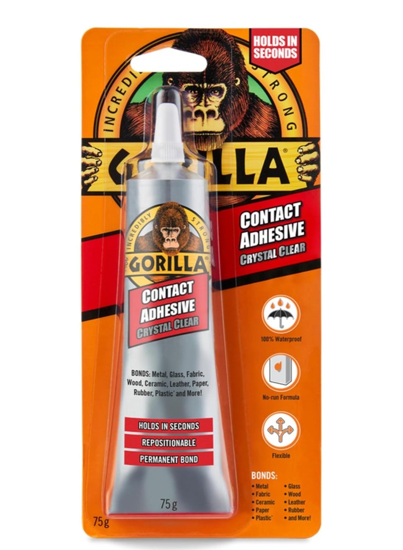 Gorilla Contact Adhesive Clear 75g - Image 1