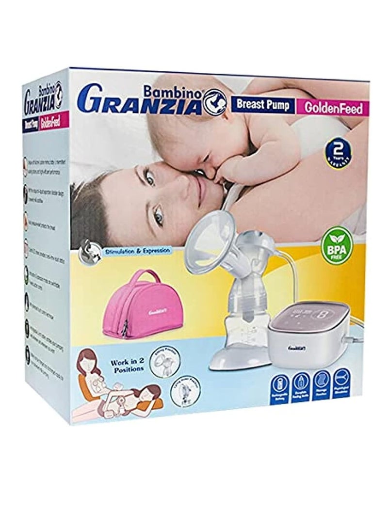 Granzia Golden Fade Milk Suction Machine – Italian-Designed, Efficient & Easy to Use - Image 1