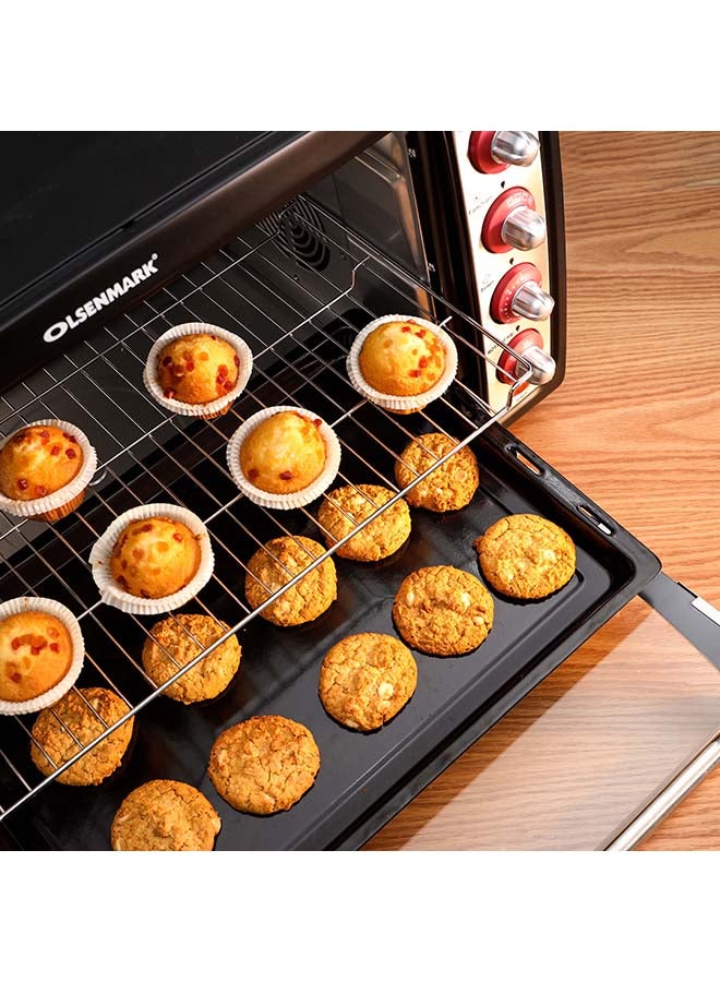 Olsenmark Electric Oven With Convection And Rotisserie 80 L 2800 W OMO2184 Black - Image 4