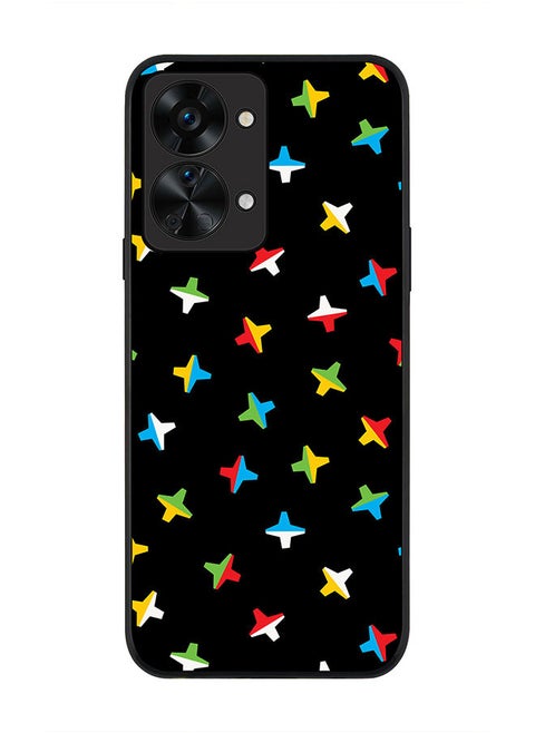 Rugged Black edge case for OnePlus Nord 2T Slim fit Soft Case Flexible Rubber Edges Anti Drop TPU Gel Thin Cover - Twofaced Ex's