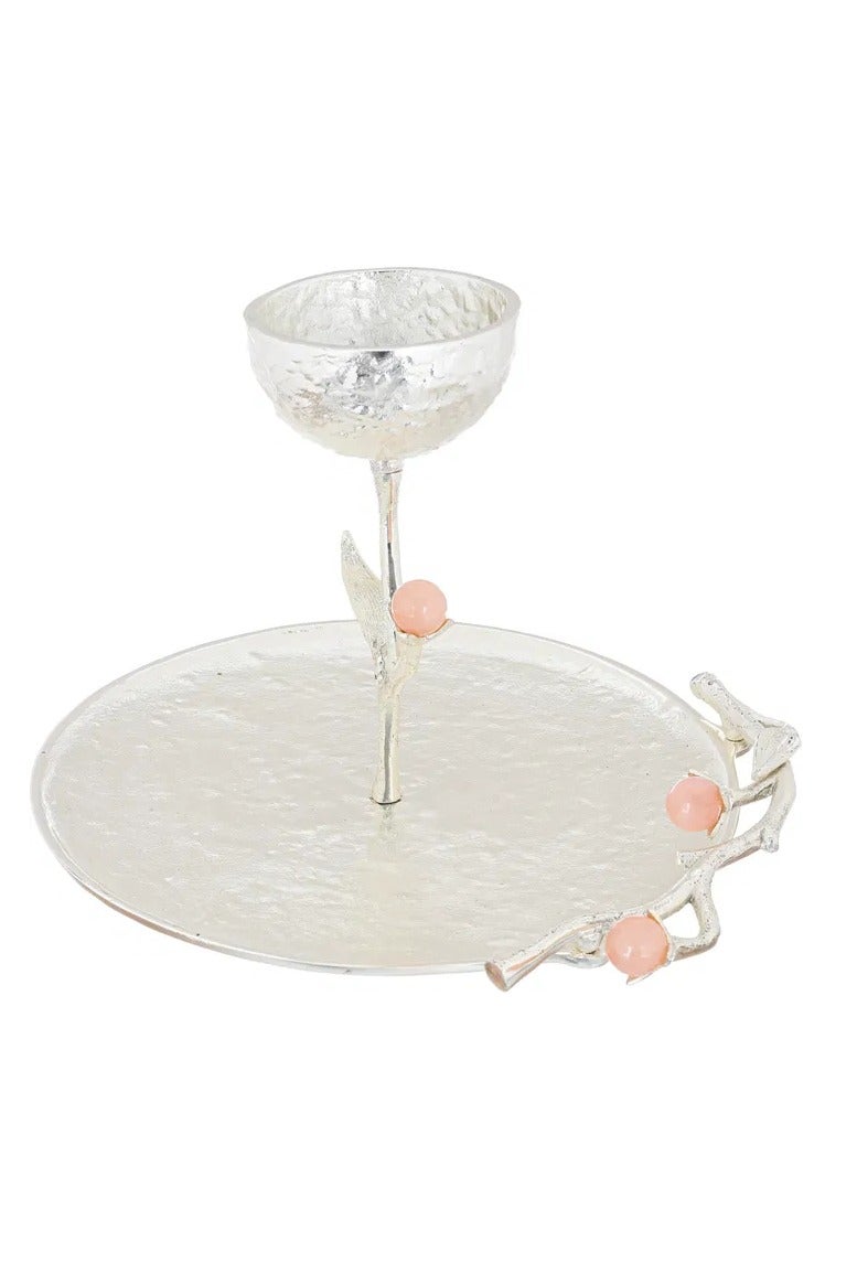 السيف غاليري صحن تقديم استيل السيف غاليري، 28x28x22 سم - فضي - Image 2