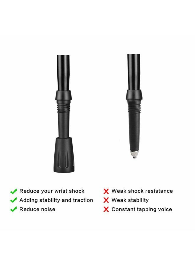 BornFeel Hiking Pole Replacement Tips 16 Pack Rubber Tips for Walking Sticks Tips Trekking Pole Tips Trekking Stick End Protectors - Image 5