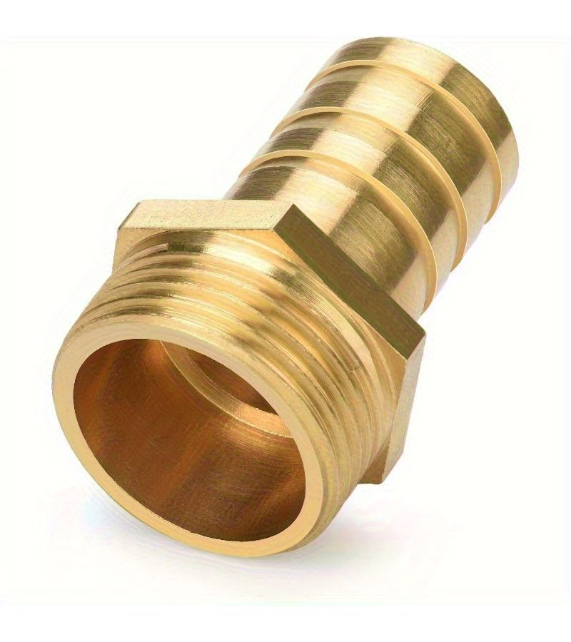 Brass Pagoda Male Thread Quick Connect Fittings G1/2 7pcs Garden Hose Adapter - Image 4