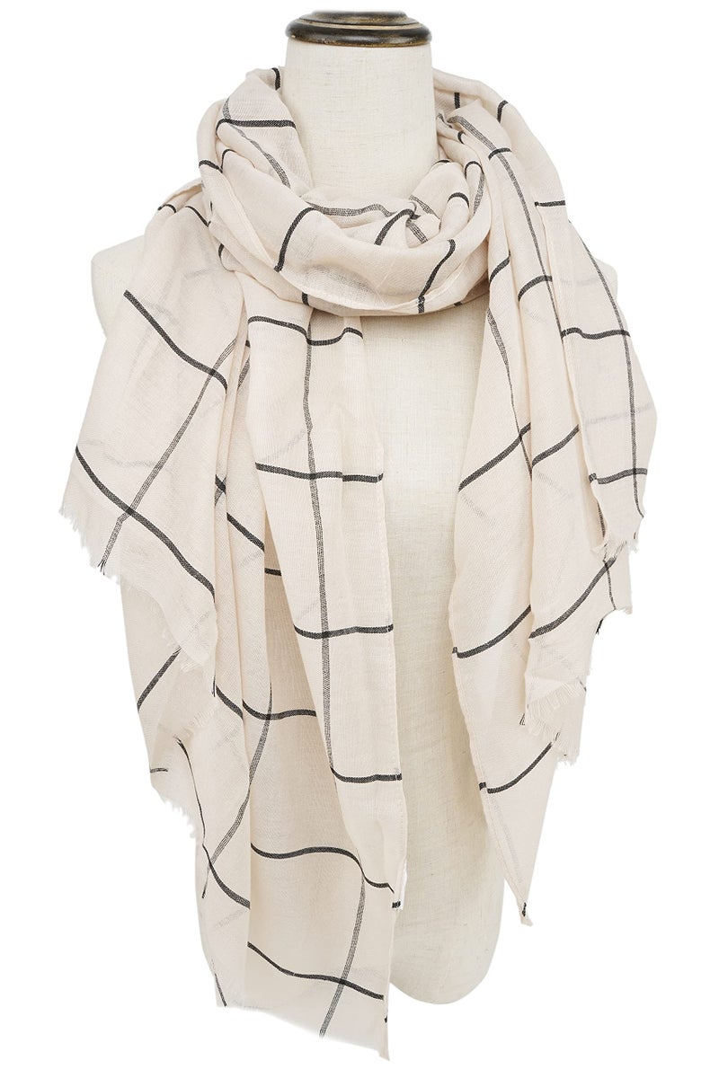 YOUR SMILE Ladies/Women's Lightweight Floral Print/Solid Color mixture Shawl Scarf For Spring Summer season (115) - Image 2