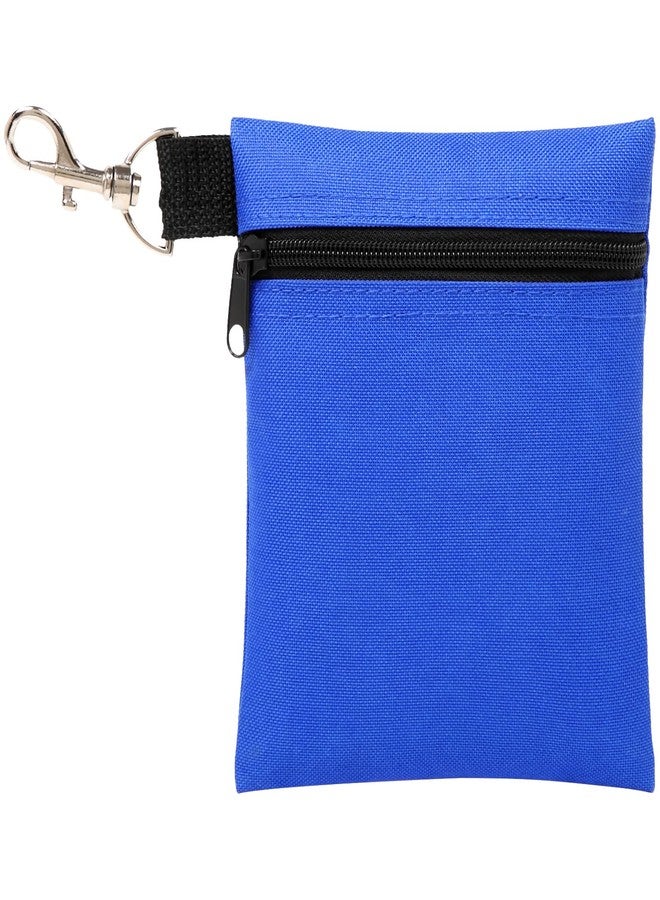 BuyAgain Golf Tee Pouch, 5.62 X 6.87 Inch Professional Zipper Golf Tee/Ball Pouch Bag With Metal Lobster Claw Clip. - Image 1