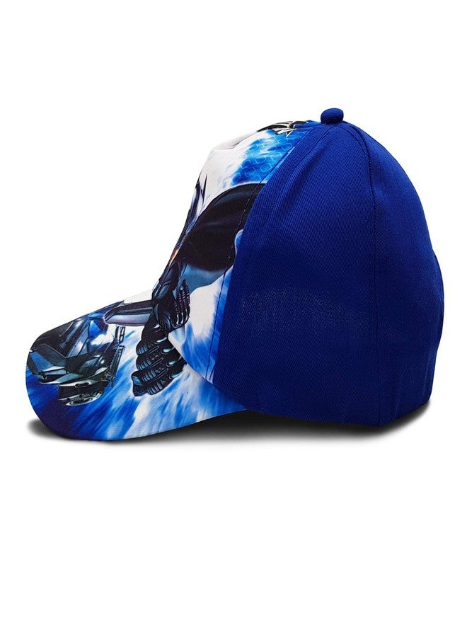 VRITRAZ Polyester Cartoon Character Printed Little Baseball Cap for Kids, Baby Girls & Boys 3-12 Years (Blue), Lightweight Casual Outdoor Hat for Summer, Travel, Sports - Image 5