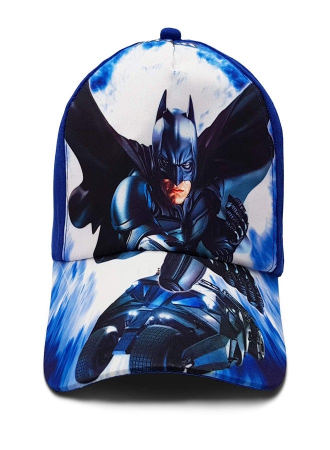 VRITRAZ Polyester Cartoon Character Printed Little Baseball Cap for Kids, Baby Girls & Boys 3-12 Years (Blue), Lightweight Casual Outdoor Hat for Summer, Travel, Sports - Image 4