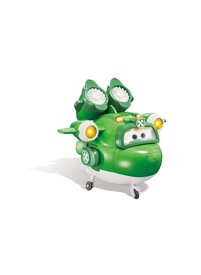 SUPER WINGS - ألعاب طائرة ميرا المتحولة الفاخرة مقاس 15.24 سم | طائرة إلى روبوت | لعبة طائرة هدية للأطفال في مرحلة ما قبل المدرسة 3 4 5 سنوات من الأولاد والبنات | المؤثرات الضوئية والصوتية - Image 1