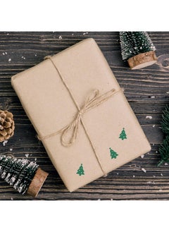 SBlabels Decorated Christmas Tree Stamp / 2000 Plus Self Inking Teacher Winter Evergreen Reward Stamper / 9/16" Small Pine Tree Imprint Holiday Classroom Worksheet Craft Project Stamp  - Image 4