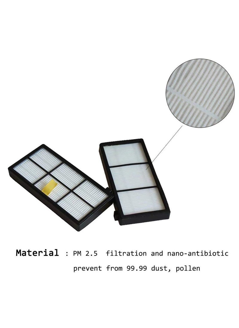 SYOSI - Vacuum Pad Replacement Parts Kit for Robot Roomba 800 and 900 Series, sweeping Robot Accessories Adapted to Robot 800 860 870 880 980 Main Brush Rolling Brush Side Brush Filter - Image 1