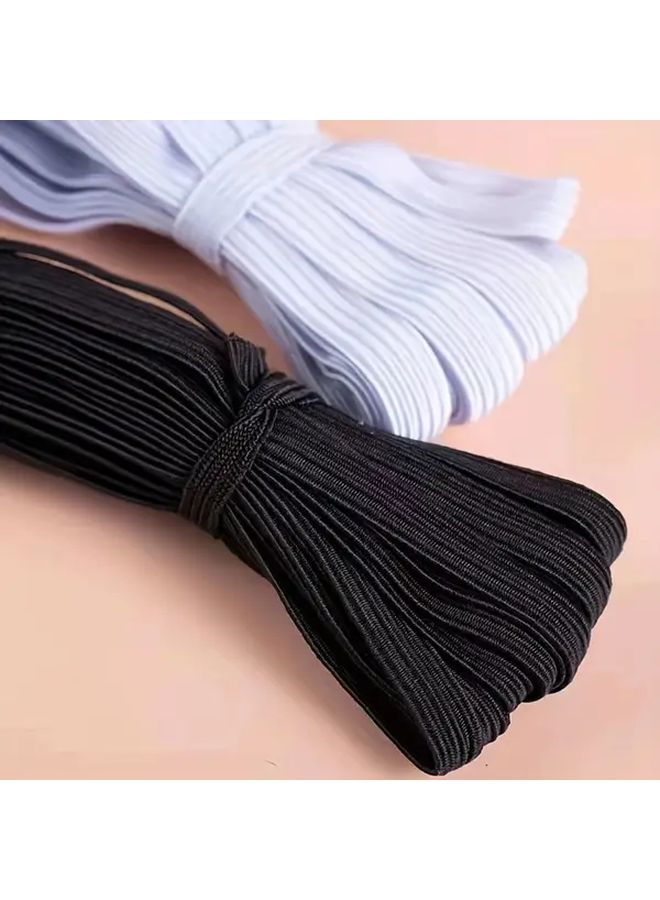 White Elastic Bands 1pc Durable Stretchy Rubber Bands For Sewing Crafting Office Home Use High Quality Binding Sealing Organization - Image 4
