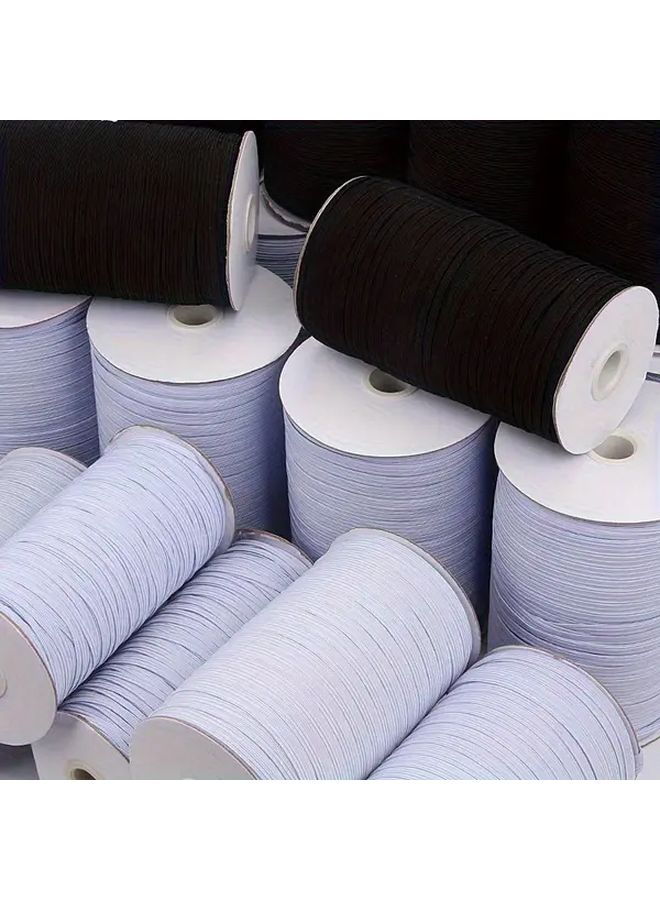 White Elastic Bands 1pc Durable Stretchy Rubber Bands For Sewing Crafting Office Home Use High Quality Binding Sealing Organization - Image 5