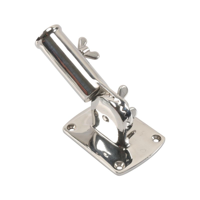 Stainless Steel Rotating Flag Pole Base 180 Degree Windproof Heavy Duty Outdoor Mount - Image 4