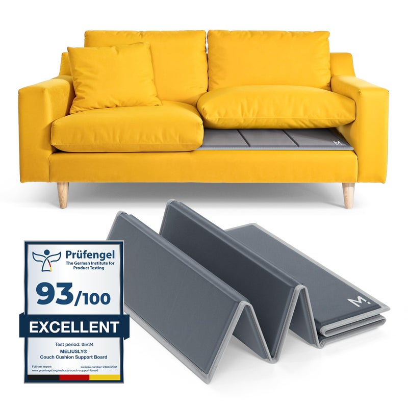 Meliusly Heavy Duty Couch Cushion Support for Sagging Cushions (24x48) Reinforced Plywood Sofa Cushion Support Board for Sagging Seat, Deep Couch Supporter for Under the Cushions, Loveseat Saver - Image 1
