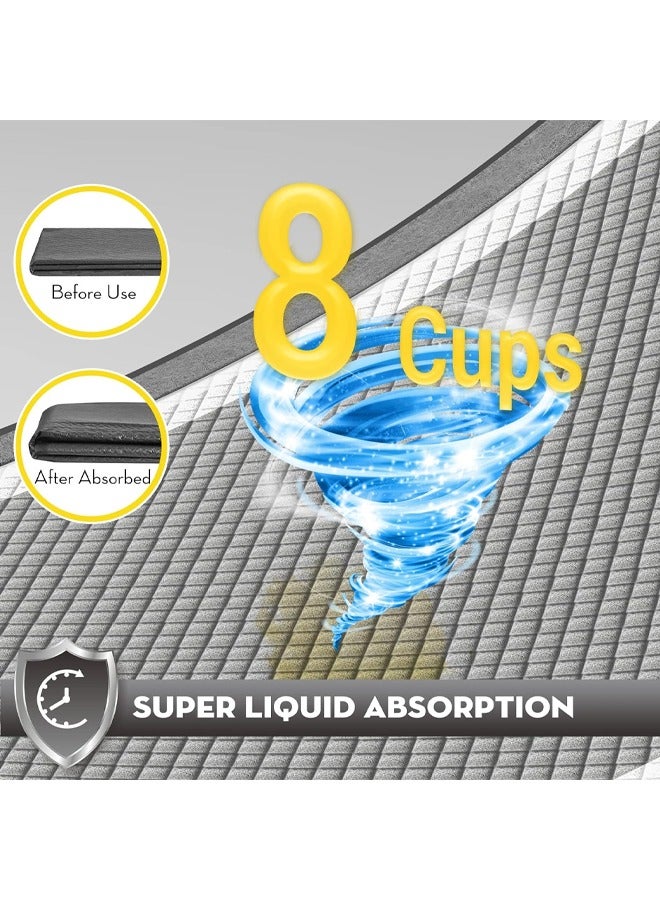 Dog Pee Pads Activated Bamboo Charcoal 60*90CM Super Absorbent Waterproof Quick Dry 6 Layers Leak Proof and Odor Control for a Fresh Environment for Puppies Dogs and Pets Training - Image 4