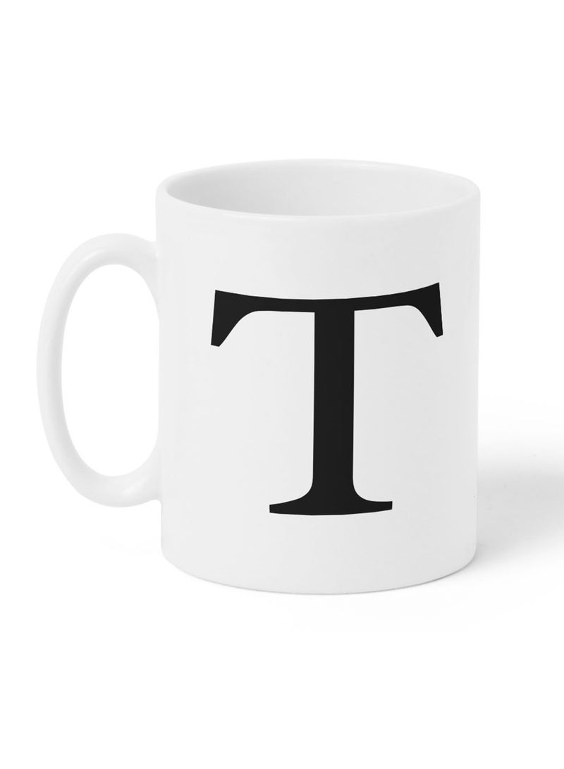 لوحة كوب سيراميك  أونصة بتصميم حرف  على الجانبين - Image 1