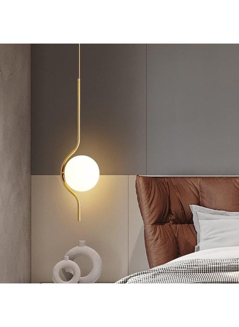Gold Globo di vetro Pendant light