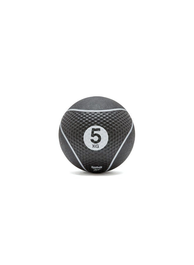 ريبوك كرة تمارين رياضية ريبوك – 5 كجم، مطاط متين لتقوية العضلات، تمارين الجسم الأساسية والكاملة - Image 1