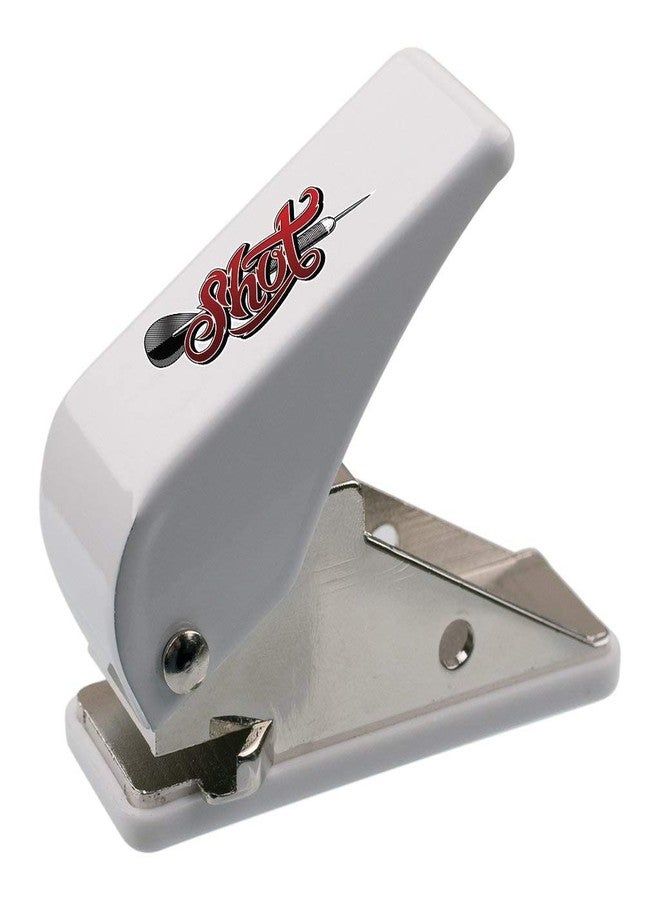 Shot! Darts Flight Hole Punch Accessory Tool, Cuts 5 mm Width, Eliminates Flight Pop-Offs, Used with Aluminium Rings or Dart Shafts, Made in New Zealand, Steel and Soft Tip Darts
