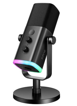 FIFINE XLR/USB Dynamic Microphone for Podcast Recording, PC Computer Gaming Streaming Mic with RGB Light, Mute Button, Headphones Jack, Desktop Stand, Vocal Mic for Singing YouTube-AmpliGame AM8 - pzsku/Z97B209134452122F026AZ/45/1748398924/975a1610-fe55-4fab-98a1-db1b30e31a53