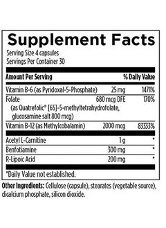 Designs for Health NeuroRenew - 5-MTHF with Vitamin B6 (p-5p), Methyl B12, Acetyl L-Carnitine, B1 (Benfotiamine) + More - Supports Healthy Nerve Function - Non-GMO Supplement (120 Capsules) - pzsku/Z97B22F22B5A5D16B535EZ/45/_/1739882334/947a0544-7ddf-437b-8413-61f8d6f60963