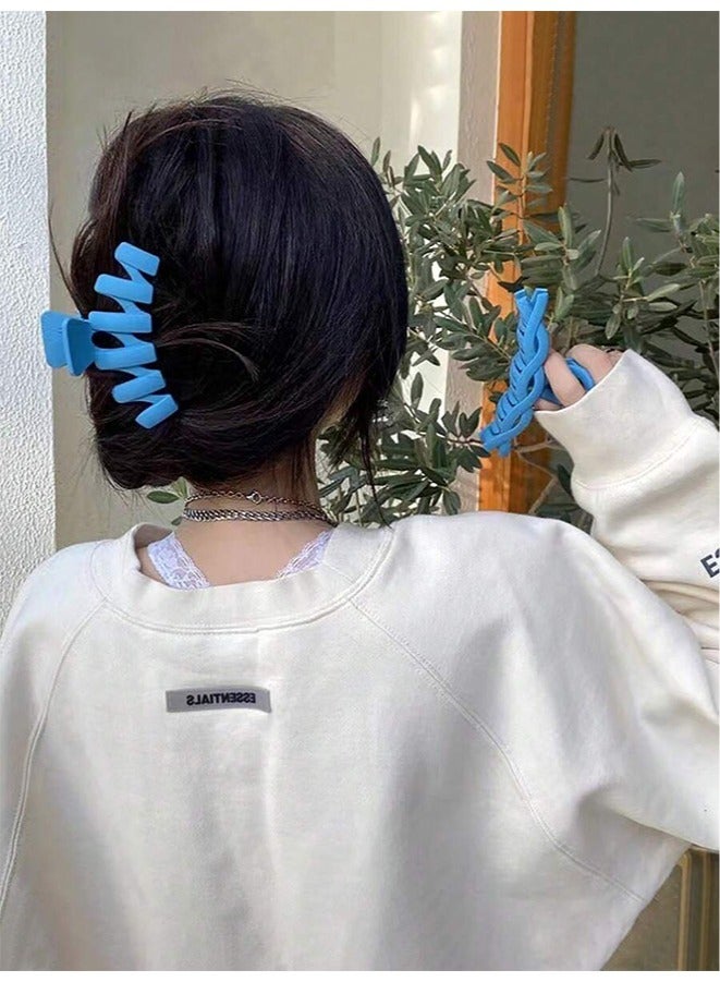 8PCS Hair Clips for Women, Flower Claw Clips for Thick Hair, Non-Slip Hair Accessories with Multi-Styles, Neutral Colors Hair Claw Clips and Variety Pack, Ideal for Girls,Women  - Image 5