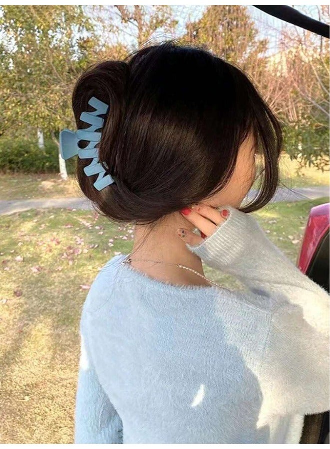 8PCS Hair Clips for Women, Flower Claw Clips for Thick Hair, Non-Slip Hair Accessories with Multi-Styles, Neutral Colors Hair Claw Clips and Variety Pack, Ideal for Girls,Women  - Image 3