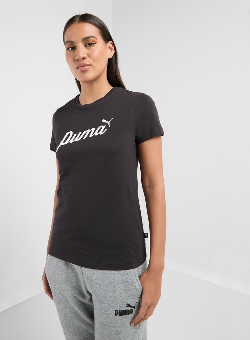 PUMA Essential Script T-Shirt  - Image 1