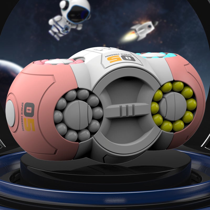 Three-Dimensional Magic Bean Fingertip Cube Gyro Decompression Fun Eight-Sided Space Magic Bean Cube Children'S Educational Toys - Image 1