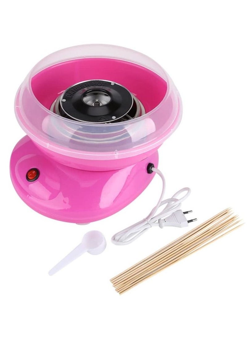 Gravity Cotton Candy Machine,450W Mini Electric Maker, DIY Sugar Floss Machine, Suitable for Parties, Cookouts, or Just a Special Surprise!(Pink)  - Image 1