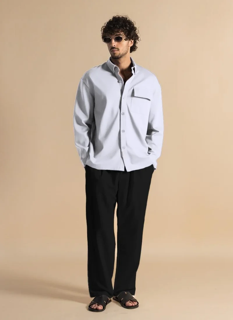 Shapes White DETAILED MIDWEIGHT SHIRT for Men | Best Price UAE