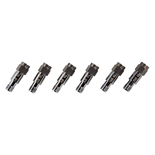 Nooelec SMA Attenuator Kit - Bundle of 6pc 2W 50 Ohm SMA in-Line Attenuators Provides Highly Linear Attenuation from 1dB to 42dB in 1dB Increments. 1dB, 2dB, 3dB, 6dB, 10dB - Image 5