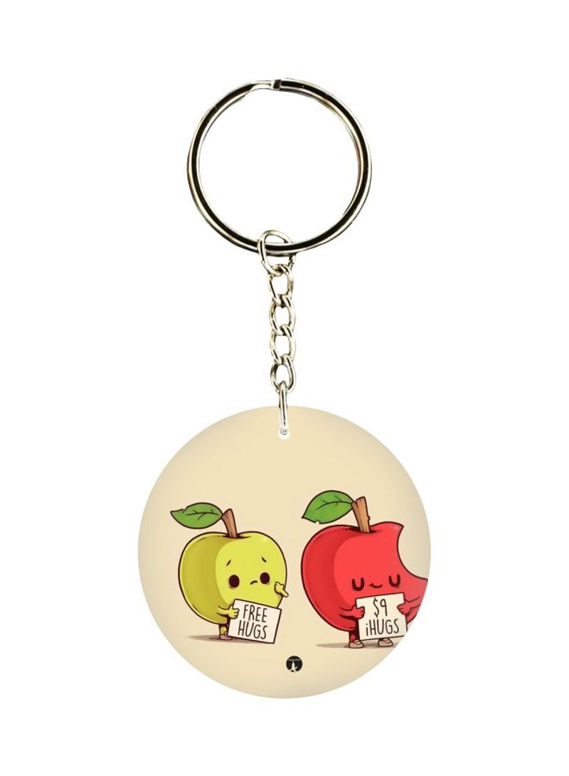 RKN Cartoon Printed Double Sided Keychain