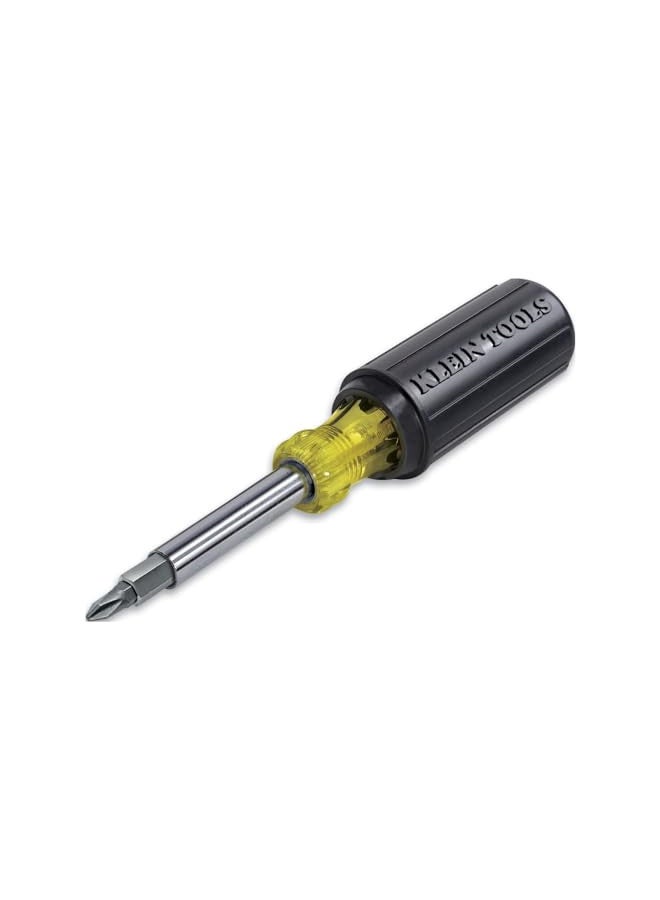 Klein Tools 32500 11-in-1 Screwdriver / Nut Driver Set, 8 Bits (Phillips, Slotted, Torx, Square), 3 Nut Driver Sizes, Cushion Grip Handle  - Image 1