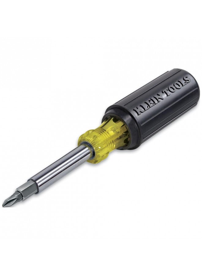 Klein Tools 32500 11-in-1 Screwdriver / Nut Driver Set, 8 Bits (Phillips, Slotted, Torx, Square), 3 Nut Driver Sizes, Cushion Grip Handle  - Image 2