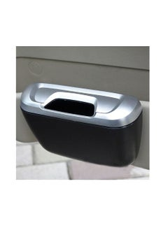 GLOWICK Glowick Mini Portable Universal Car Trash Can Plastic Car Dust Bin with Lid Car Door Side Trash Can Garbage Container Vehicle Trash Bin 1Pcs  - Image 1