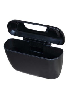 GLOWICK Glowick Mini Portable Universal Car Trash Can Plastic Car Dust Bin with Lid Car Door Side Trash Can Garbage Container Vehicle Trash Bin 1Pcs  - Image 3