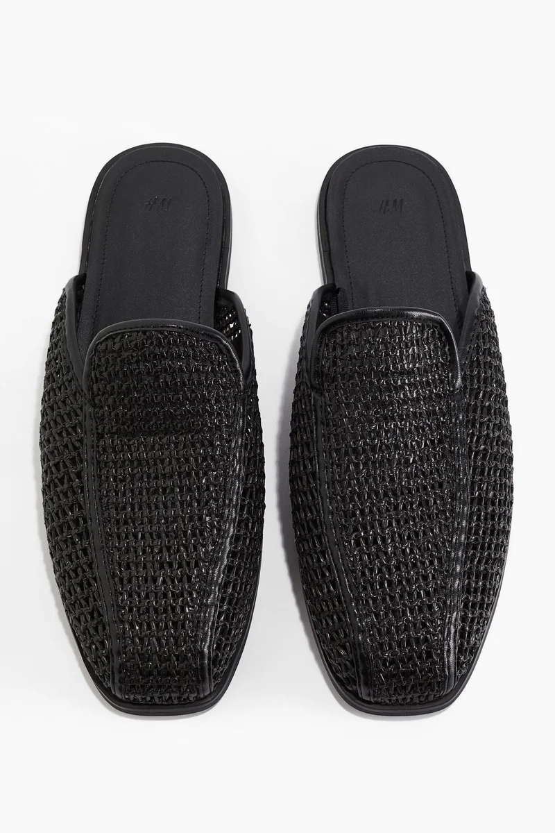 H&M Mesh mule loafers
