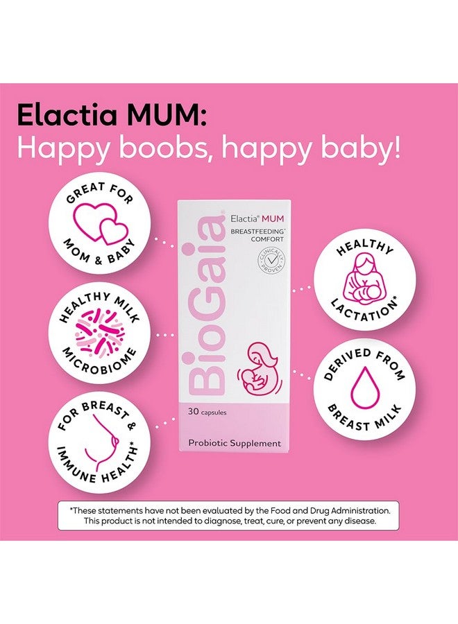 BioGaia BioGaia Elactia Breastfeeding Probiotic | Lactation Supplements | Newborn Essentials and Probiotics for Both Mom & Baby | Daily Supplement for Healthy Lactation | 30 Count | Breastfeed Happy - Image 5
