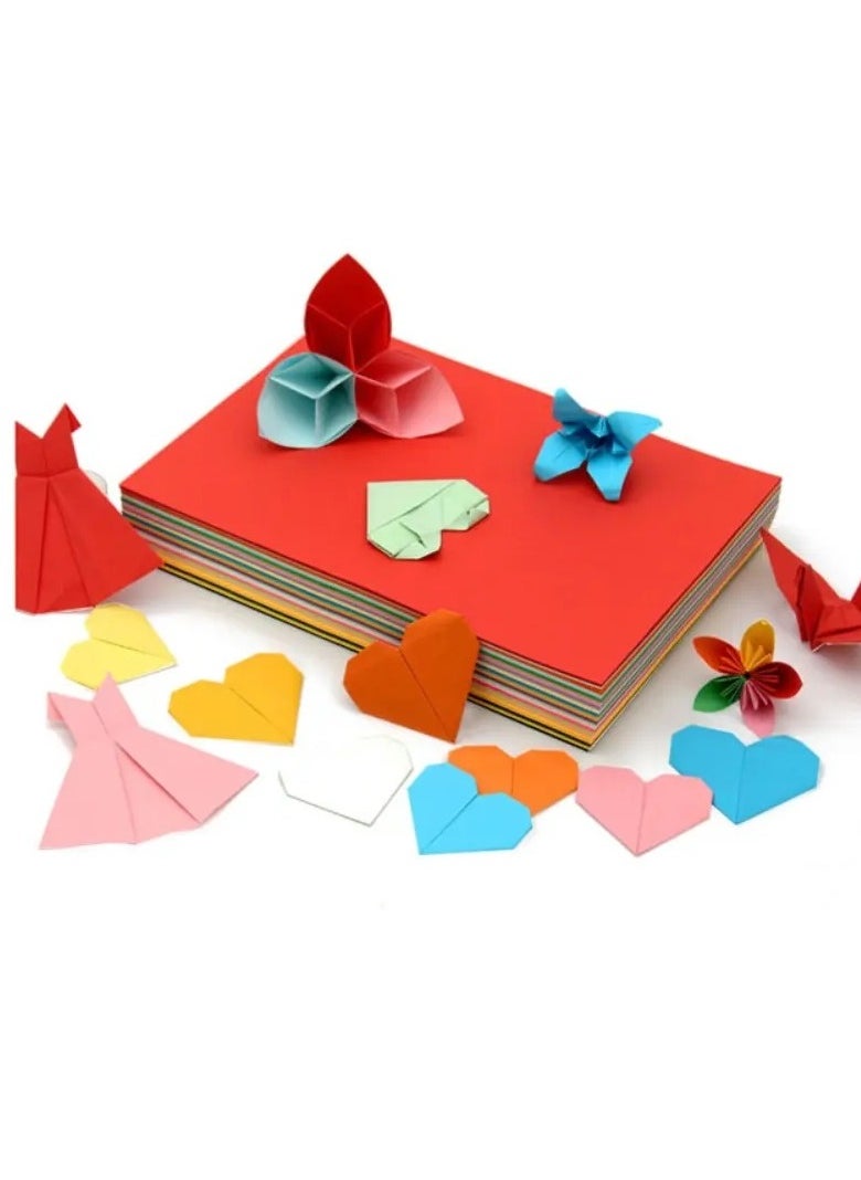 VIO Vibrant Assorted A4 Color Paper Sheets 100 PCS for Decorating Drawing Origami Construction Printing Scrapbooking Card Making DIY Arts Crafts Ideal for School Kindergarten Home Projects for Girls Boys 80 GSM Craft Paper in 10 Colors Suitable for Printing  - Image 5