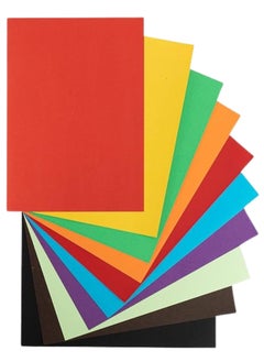 VIO Vibrant Assorted Color Paper Sheets 100pcs for Decorating Drawing Origami Construction Printing Scrapbooking Card Making DIY Arts & Crafts Ideal for School Kindergarten Home Projects Girls Boys  - Image 1
