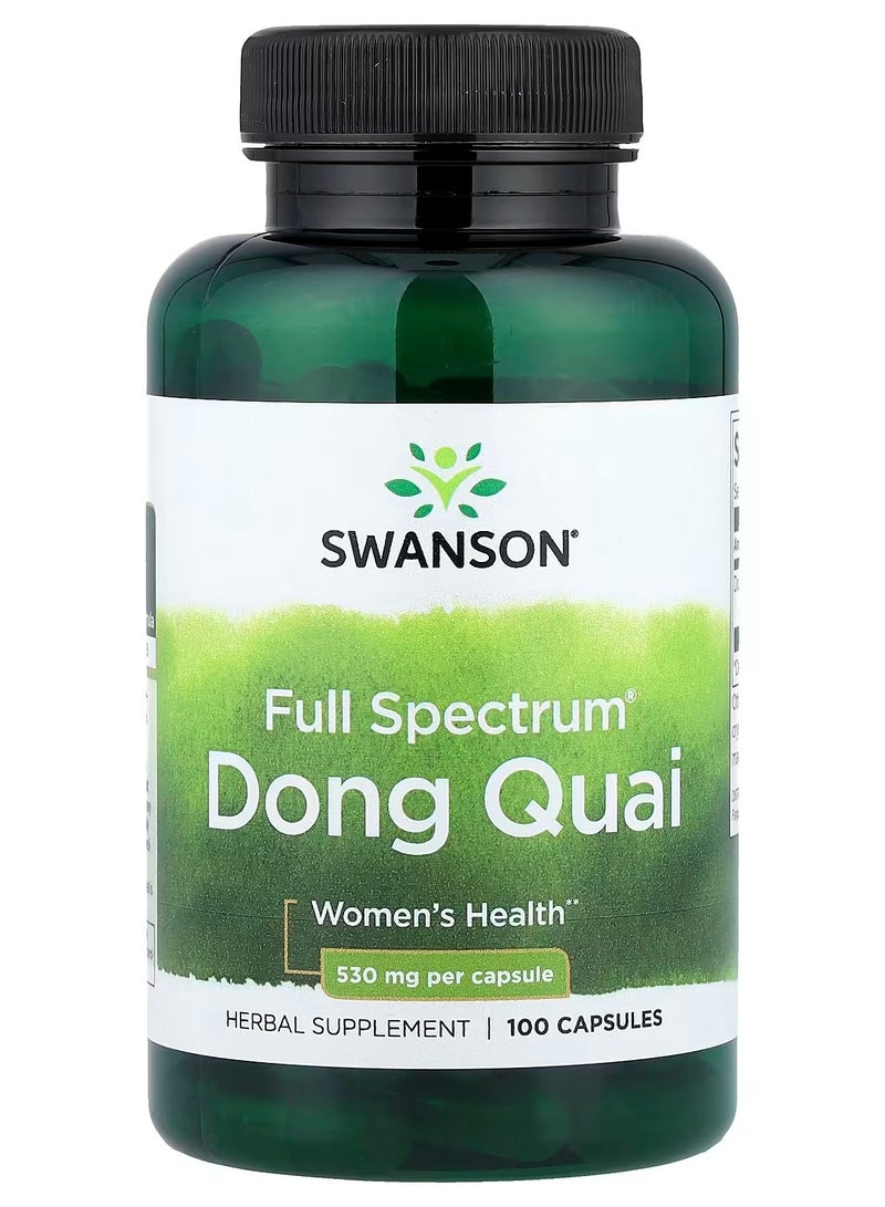 Swanson, Full Spectrum® Dong Quai, 530 mg, 100 Capsules