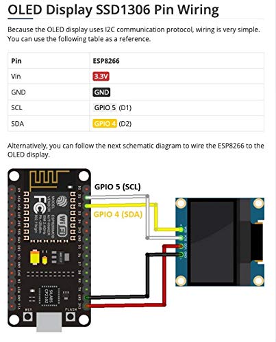 DIYmall وحدة OLED 0.96" 0.96 بوصة I2C IIC تسلسلي 128X64 شاشة OLED وحدة SSD1306 سائق لأردوينو 51 MSP420 STIM32 SCR راسبيري باي (1قطعة X أصفر وأزرق) - Image 4