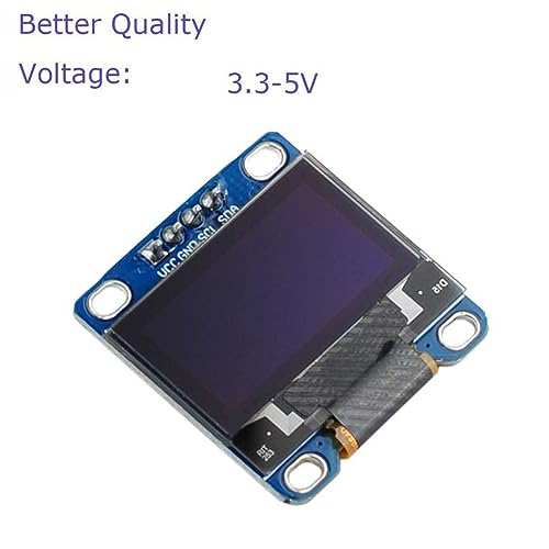 DIYmall وحدة OLED 0.96" 0.96 بوصة I2C IIC تسلسلي 128X64 شاشة OLED وحدة SSD1306 سائق لأردوينو 51 MSP420 STIM32 SCR راسبيري باي (1قطعة X أصفر وأزرق) - Image 2