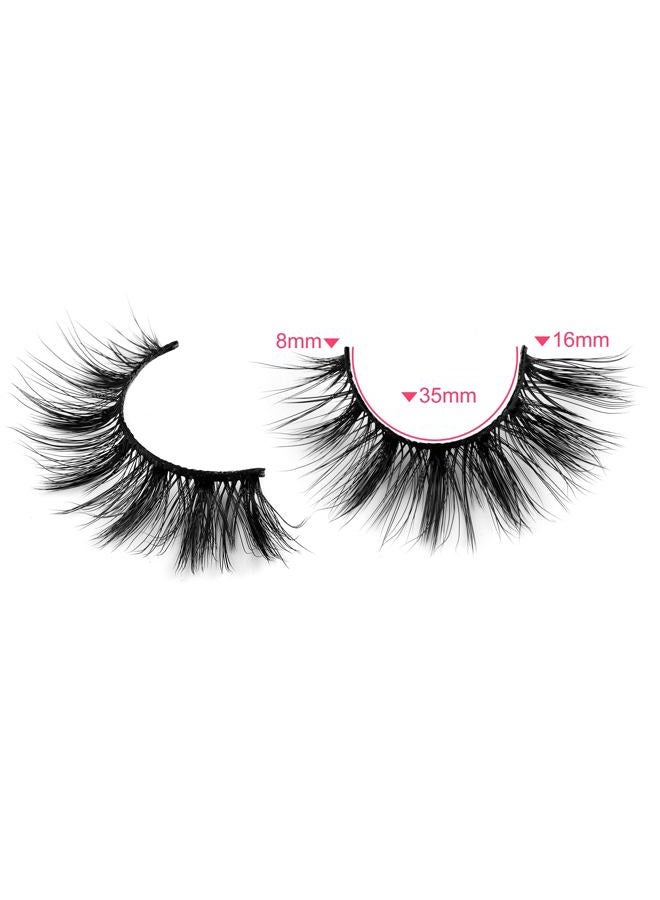 zanlufly False Eyelashes Wispy Lashes Natural Look Eye Lashes Cat Eye Fake Eyelashes C-Curly False Lashes Volume Handmade Light Volume Eyelashes 14 Pairs Pack by zanlufly - Image 2