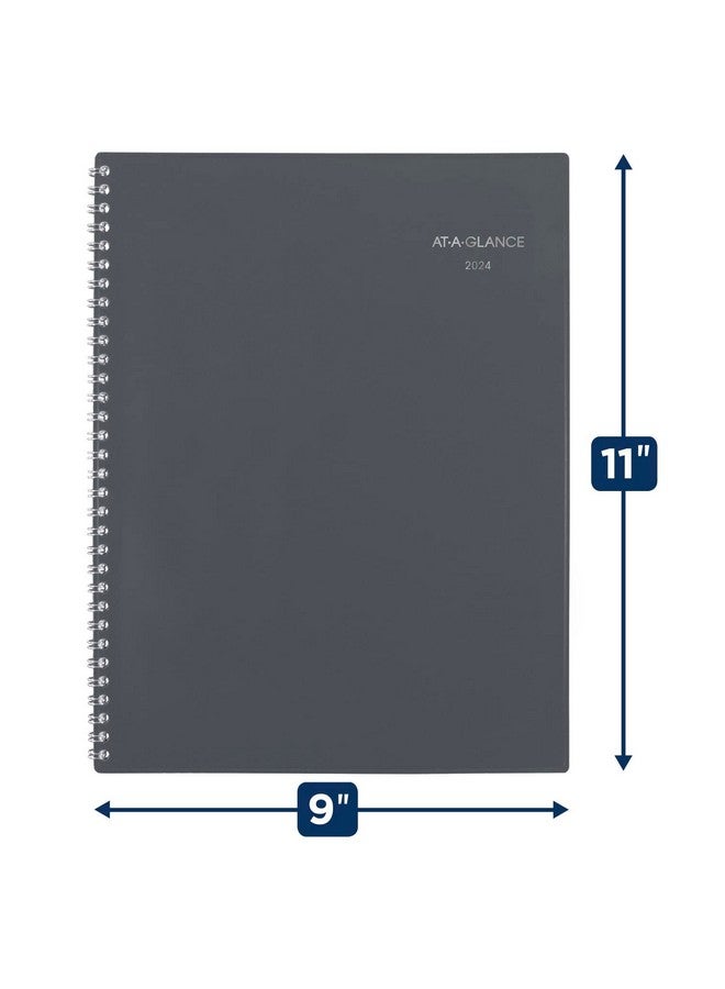 AT-A-GLANCE 2024 Monthly Planner, DayMinder, 8-1/2" x 11", Large, Gray (GC4700724) - Image 5