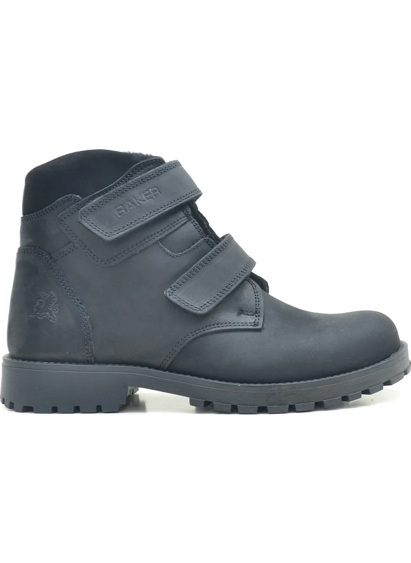 Raker Sentor Genuine Leather Velcro Fur Men's Young Boots